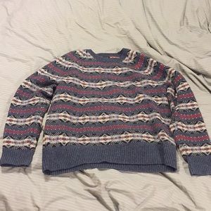 100% lambswool fairisle style sweater from JCrew